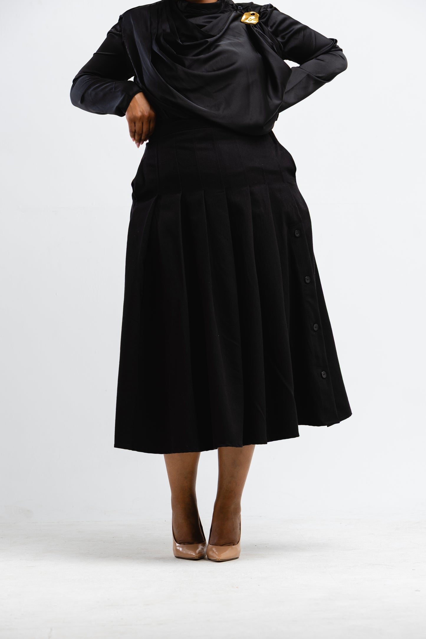 Aurelia Pleated Skirt