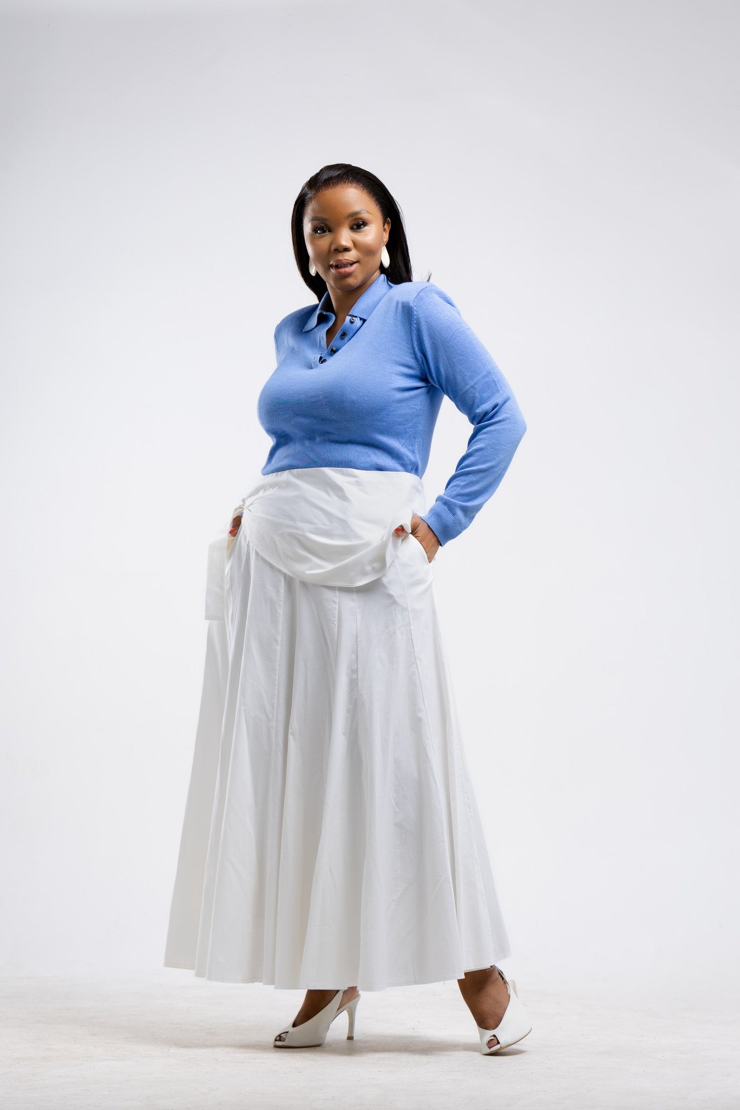 Tie Overlap Skirt