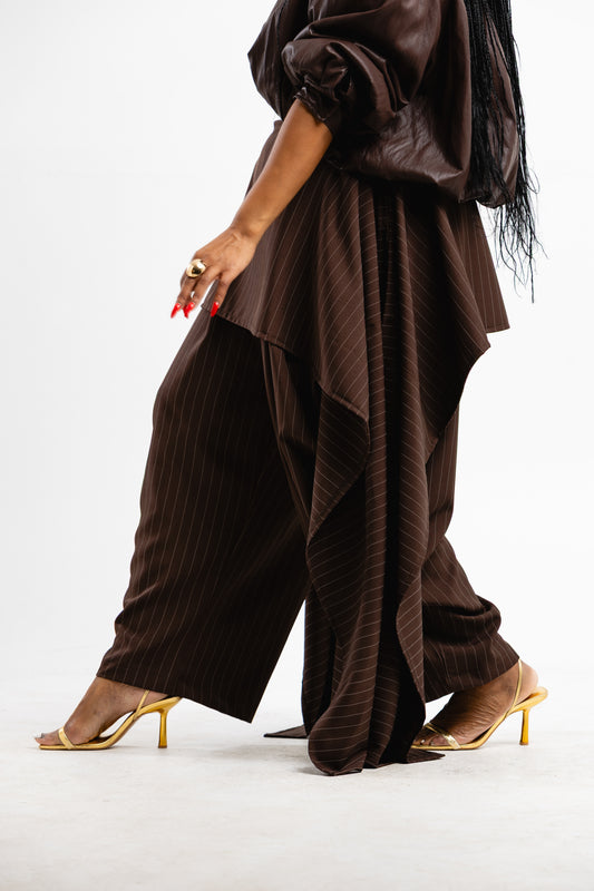 MOCHA DRAPE PANTS