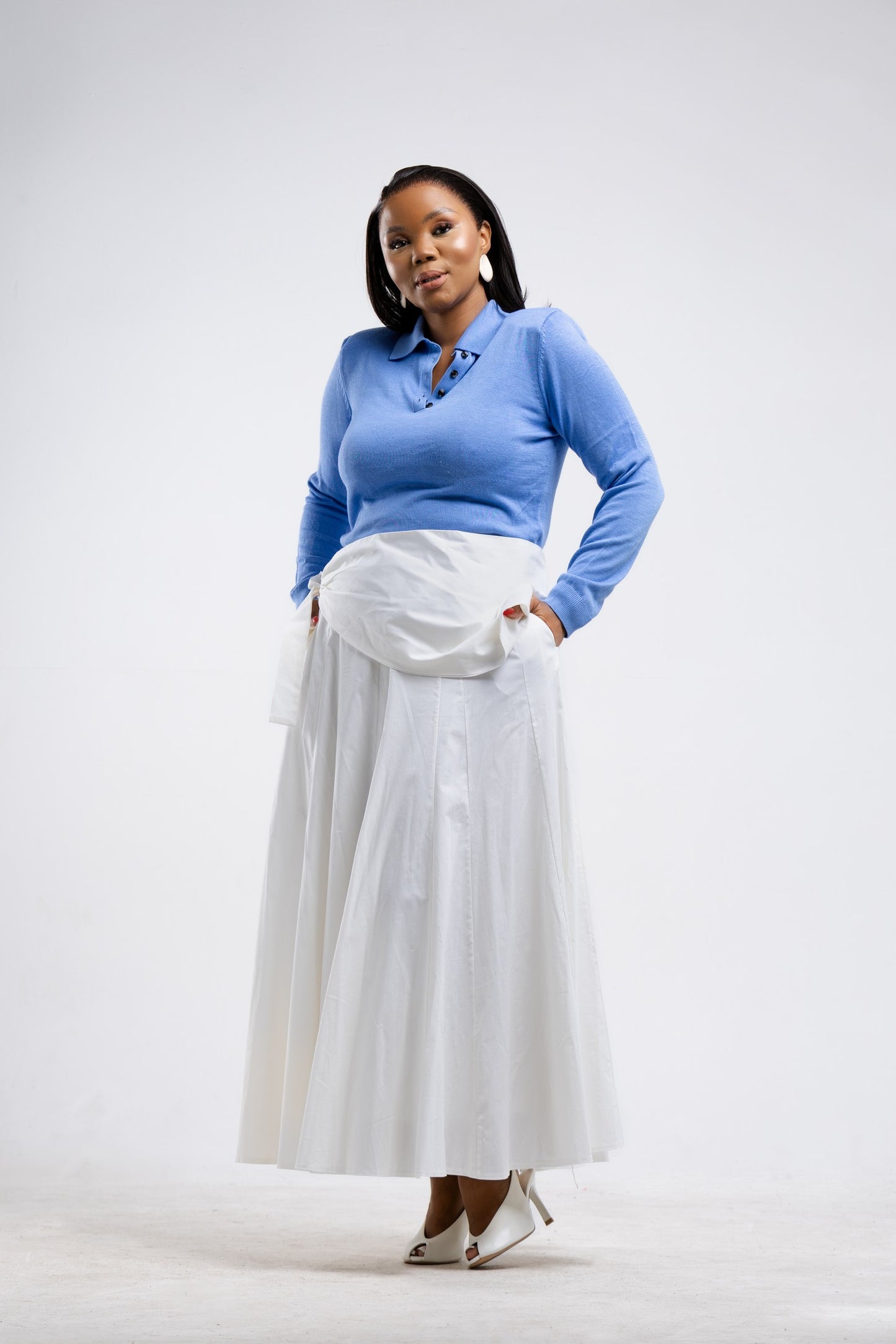 Tie Overlap Skirt