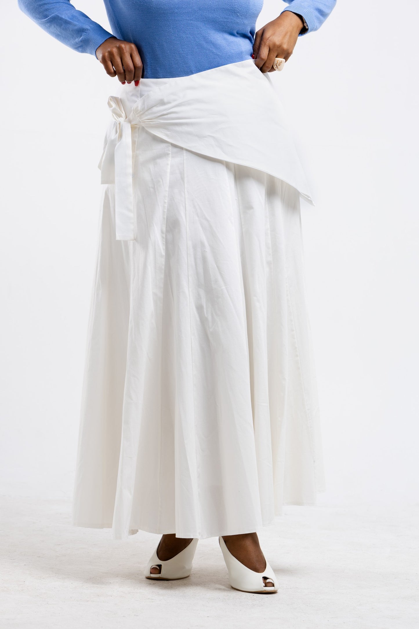 Tie Overlap Skirt