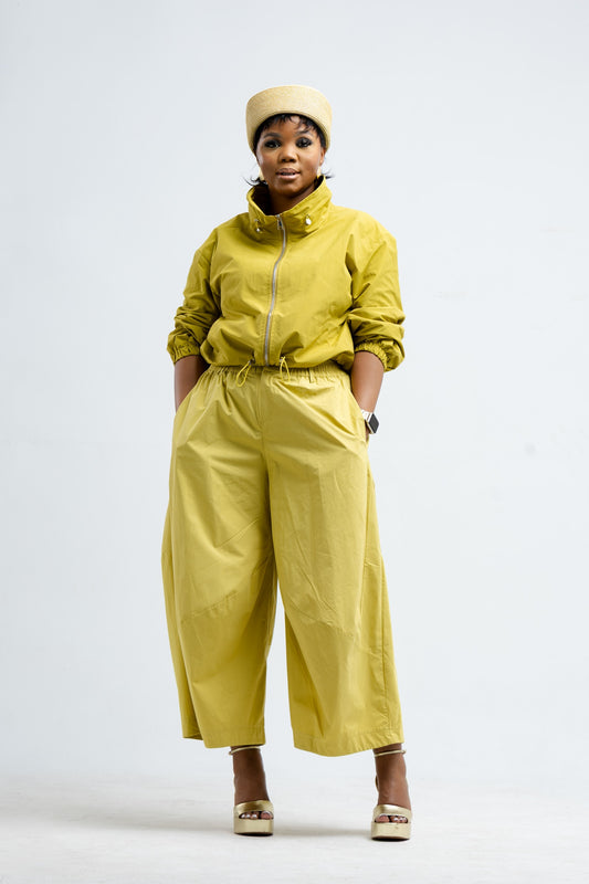 Chartreuse Utility Jacket