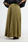 Dotty Olive Skirt