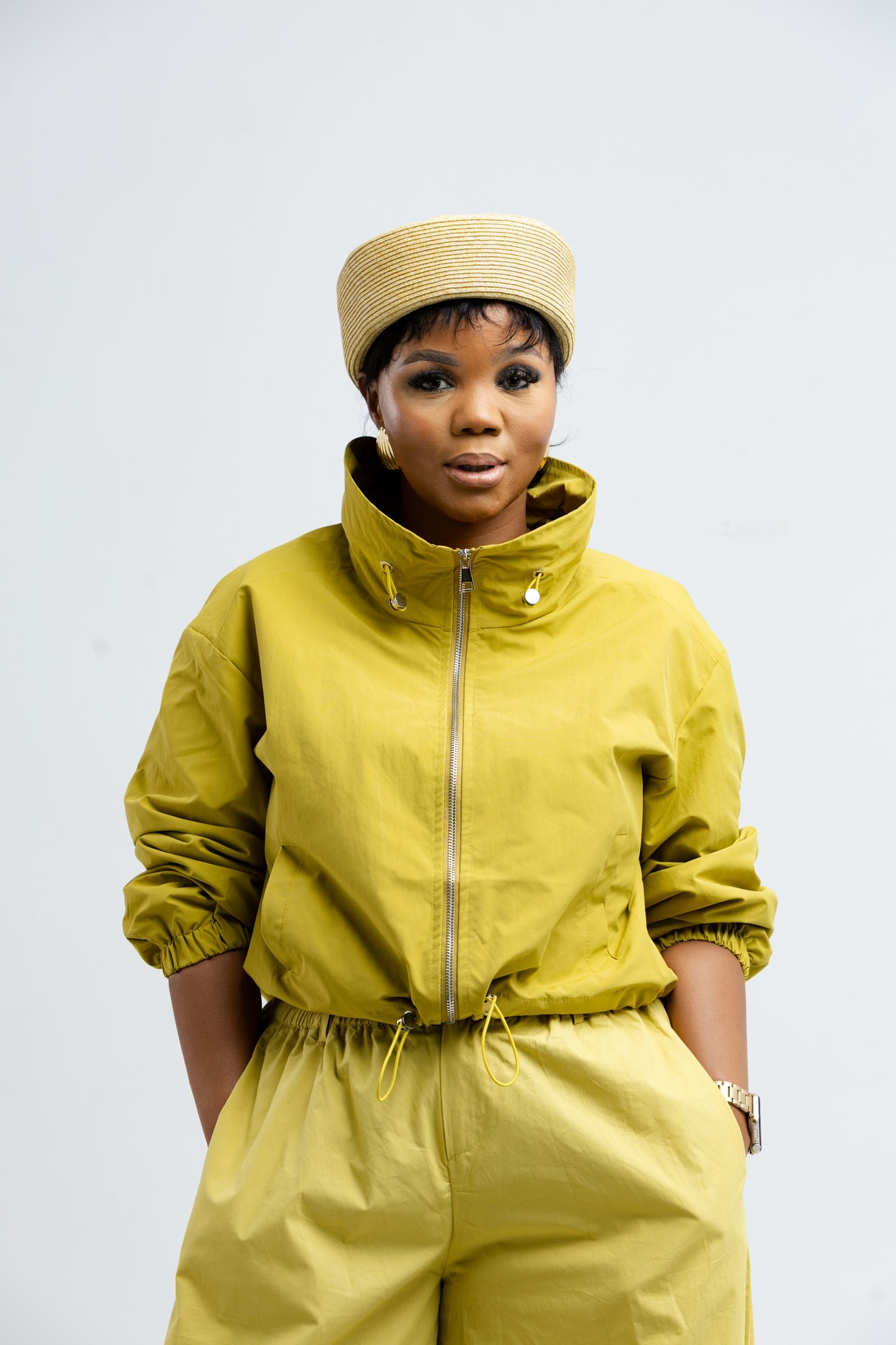 Chartreuse Utility Jacket
