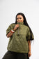 Olive Quilted Pullover