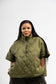 Olive Quilted Pullover