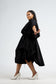 Black Puff Hem Skirt