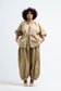 Tie Up Poplin Top – Taupe