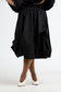 Black Puff Hem Skirt