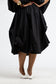 Black Puff Hem Skirt