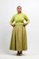 Green Cable Knit