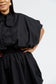 Monarch Bubble Shirt- Black