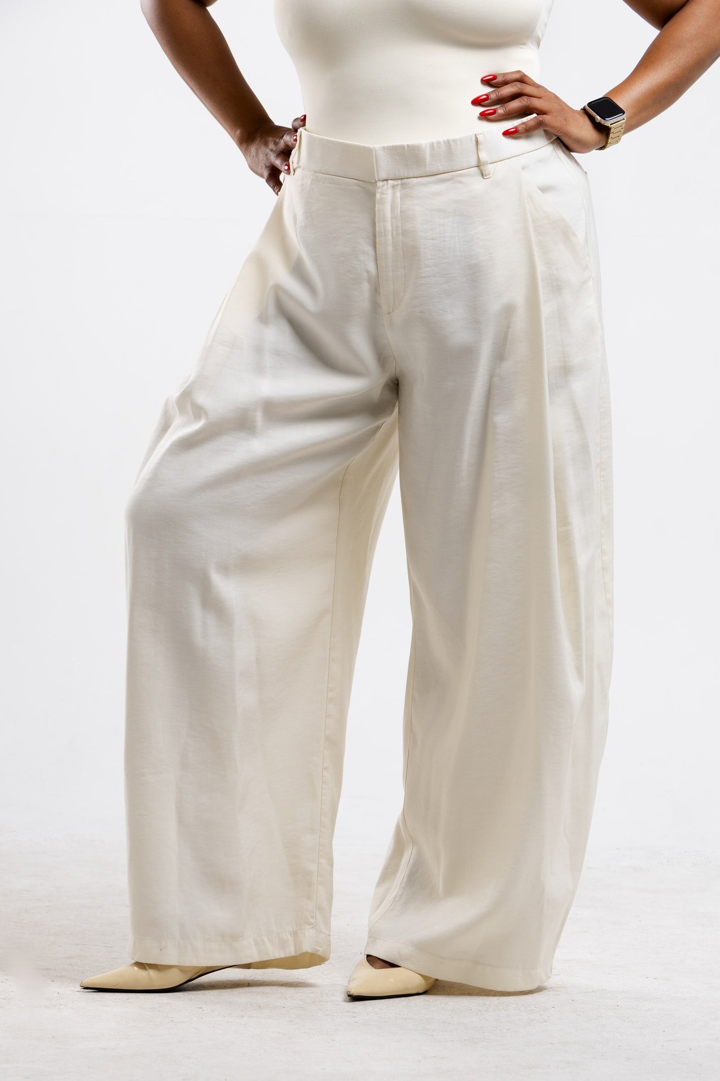 Ecru Relaxed Pants