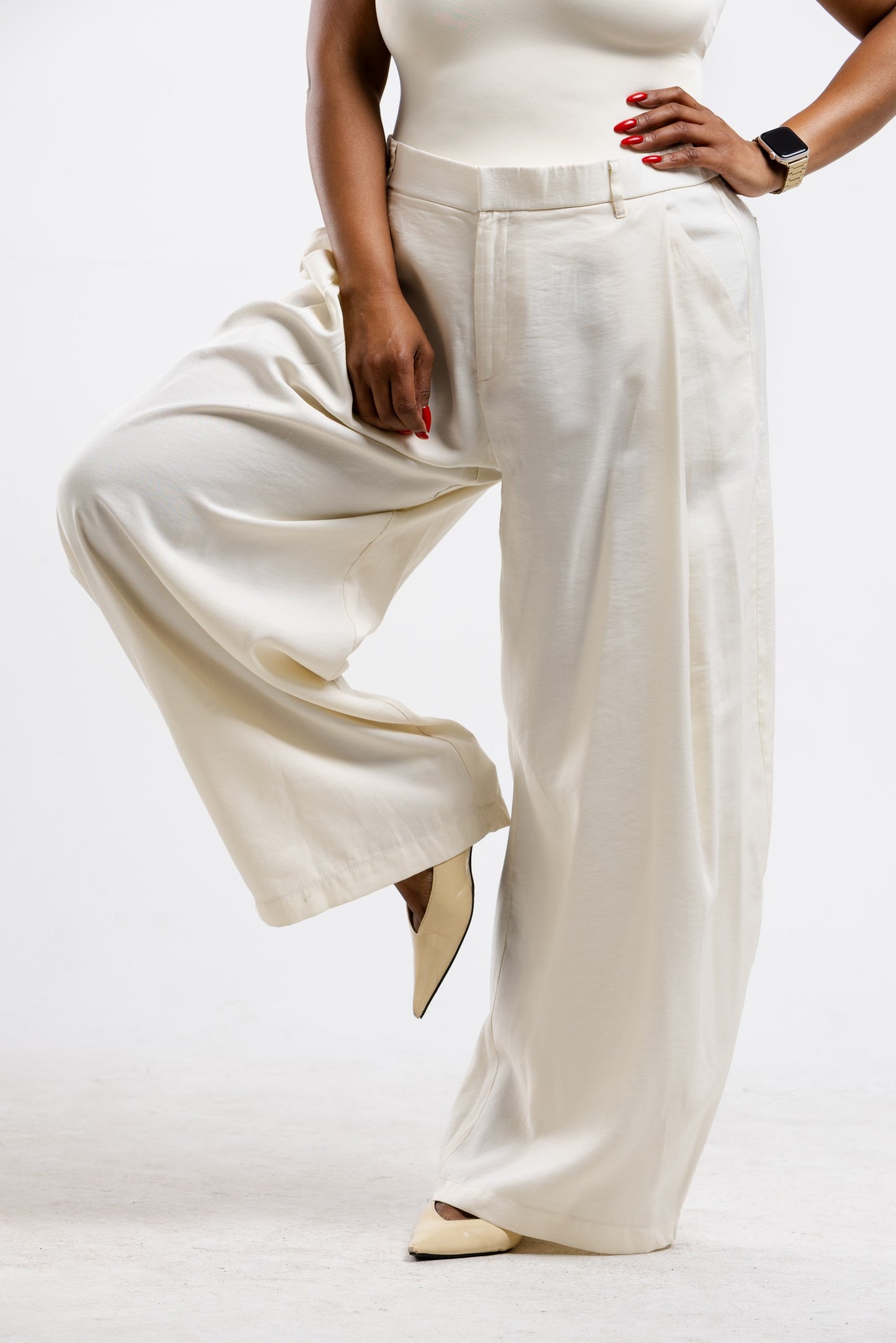 Ecru Relaxed Pants