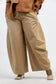 BEIGE BARREL PANT