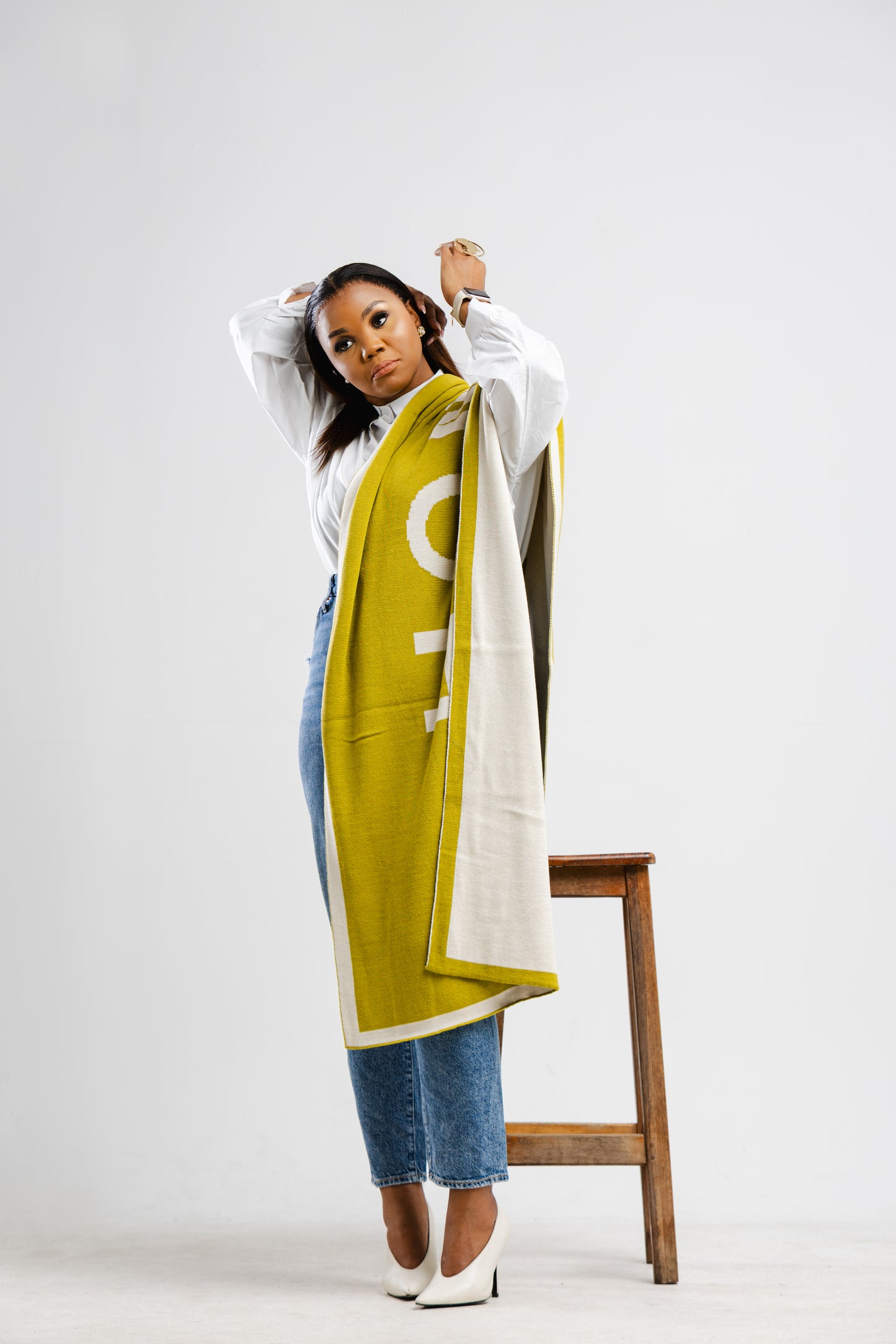 Homba Shawl Chartreuse