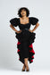 Rouge Ruffle Dress