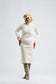 Cream wool dress
