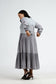 Grace Pleat Dress -Grey