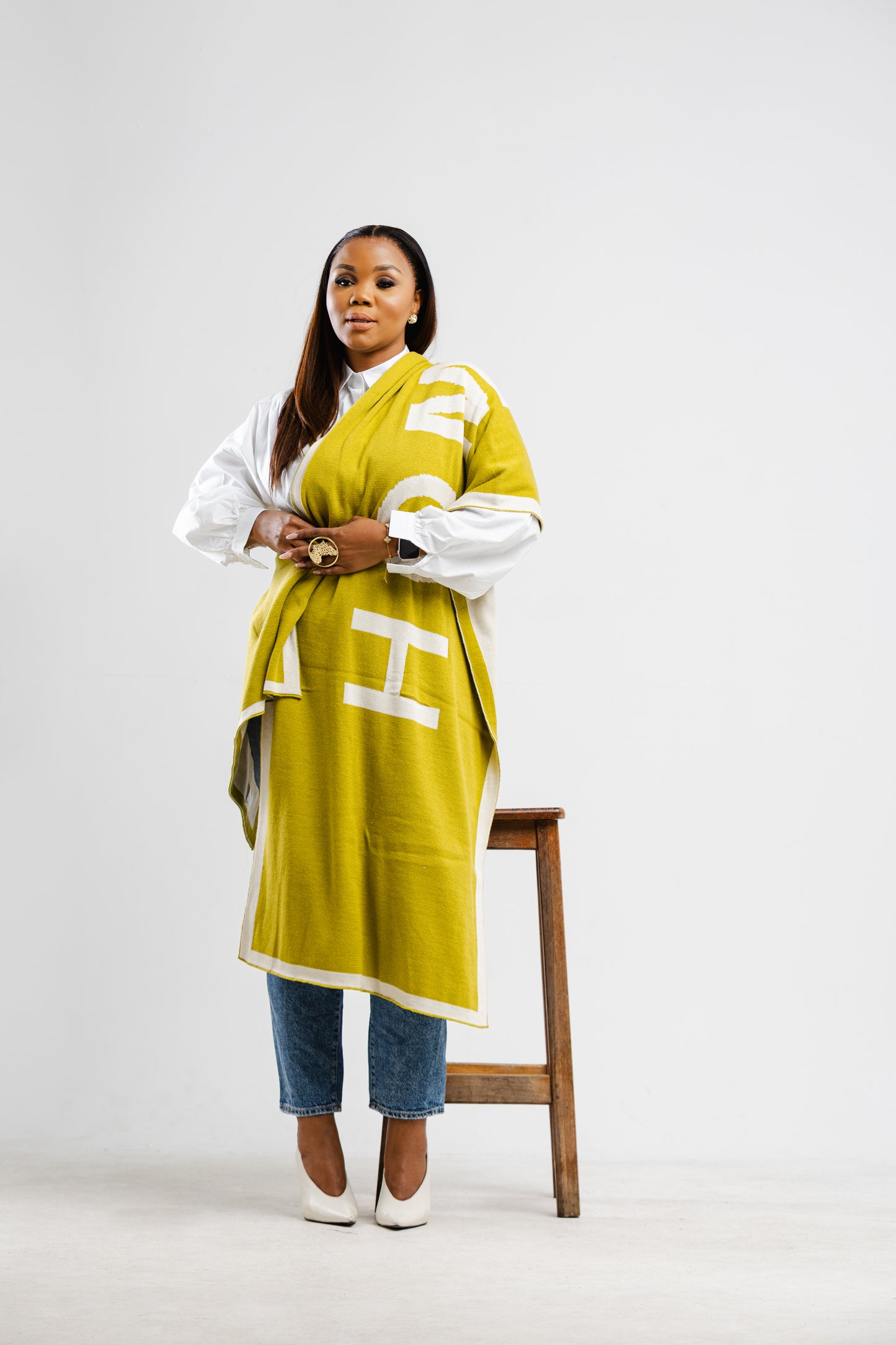 Homba Shawl Chartreuse