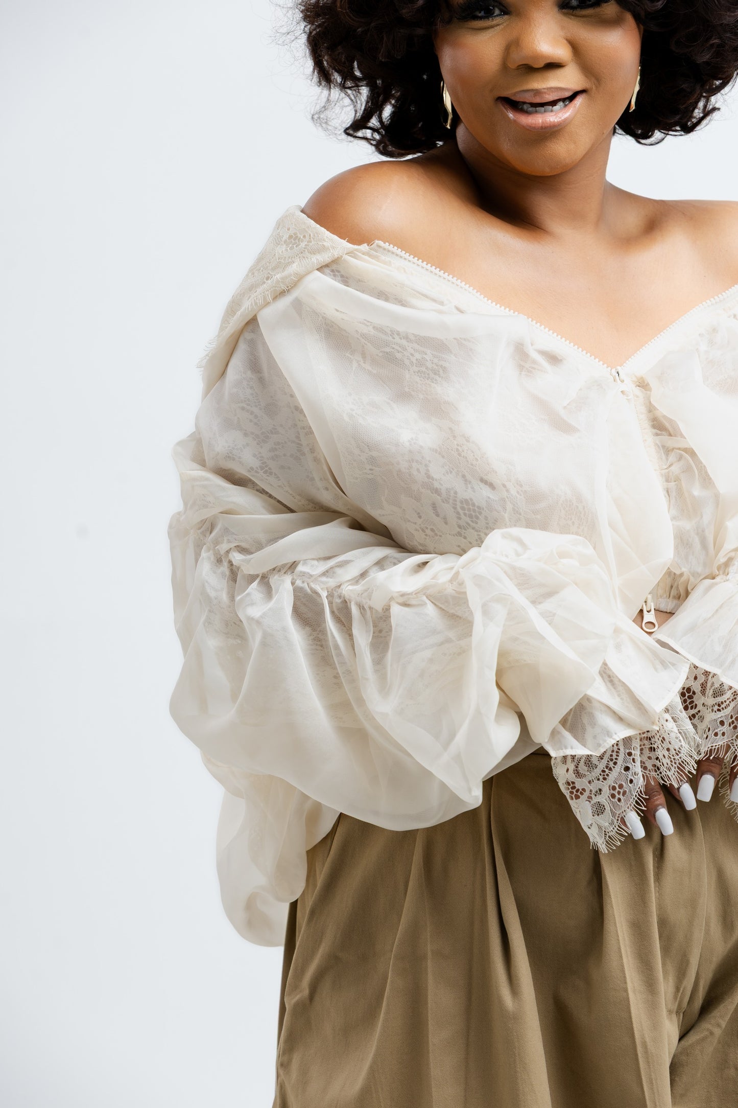 Sheer Lace Jacket