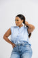 BABY BLUE BLOUSE