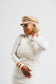 Cream wool dress