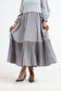 Grace Pleat Dress -Grey