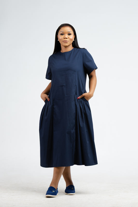 Ease Tunic- Navy