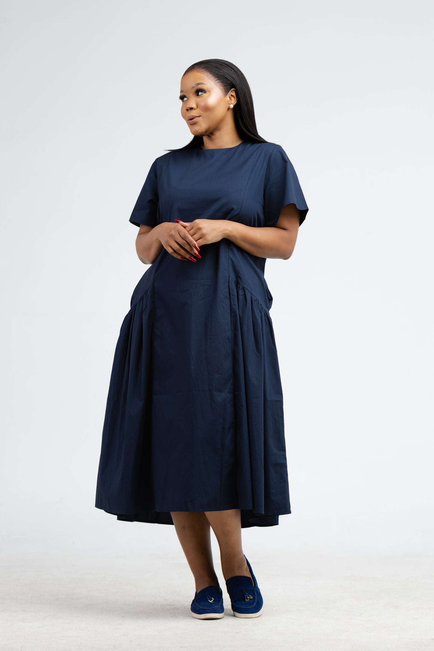 Ease Tunic- Navy
