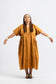 Brown shirt dress