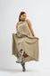 Olive balloon skirt set