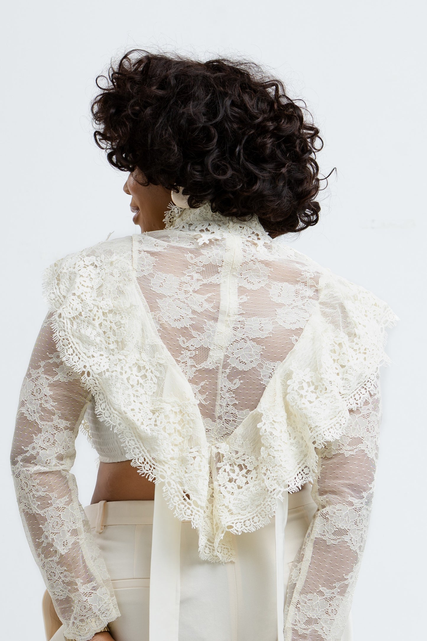 Lace Statement Blouse