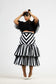 Black tie skirt