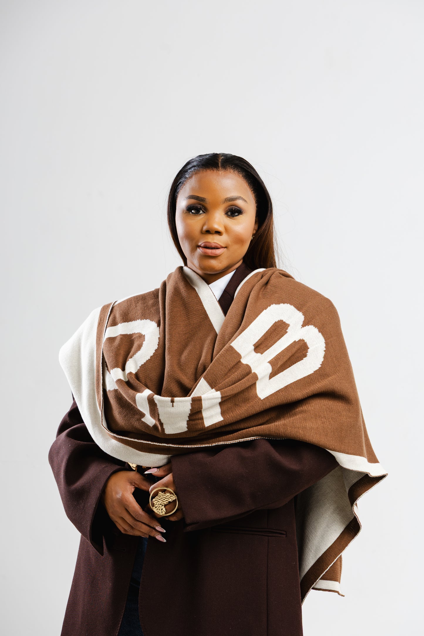 Homba Shawl Cinnamon