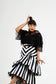 Black tie skirt