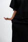DRAW STRING JACKET BLACK