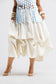 CREAM RUGGED SKIRT