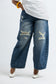 Washed Barrel Jeans