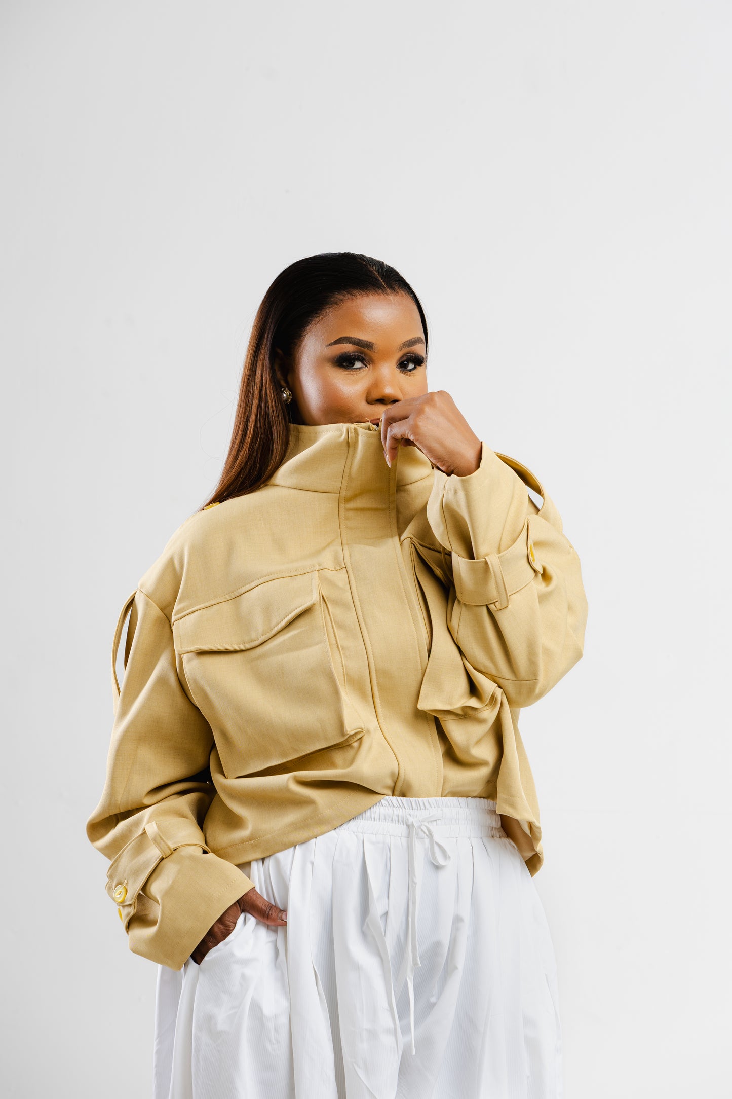 Luxe utility jacket