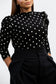 POLKA BLACK PUFF TOP