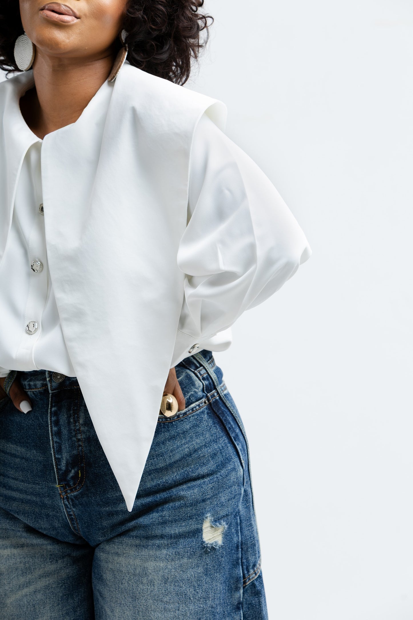 Vintage Cape Blouse