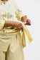 STRUCTURED PALLAZO BUTTHER YELLOW