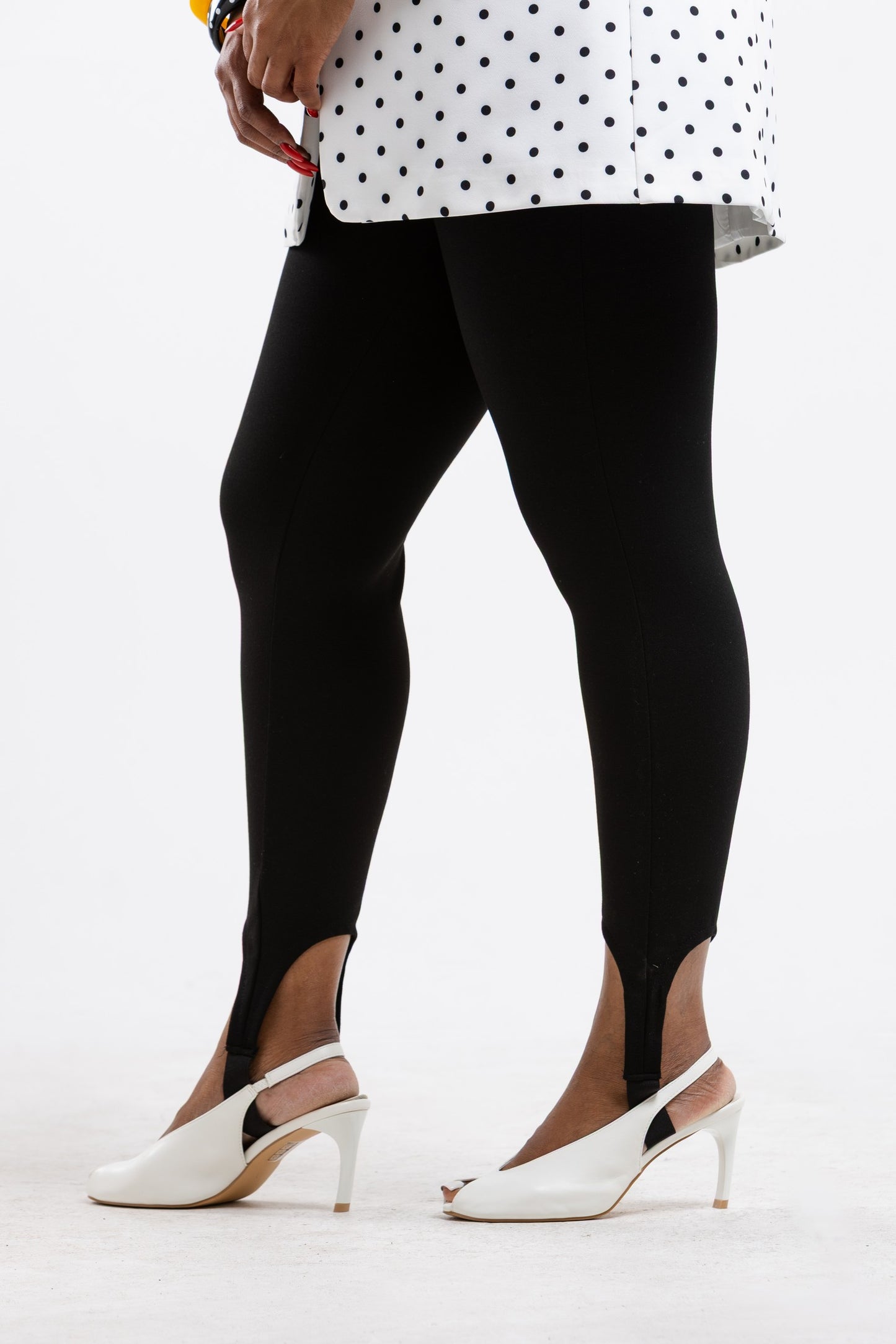 Black Stirrup Tights
