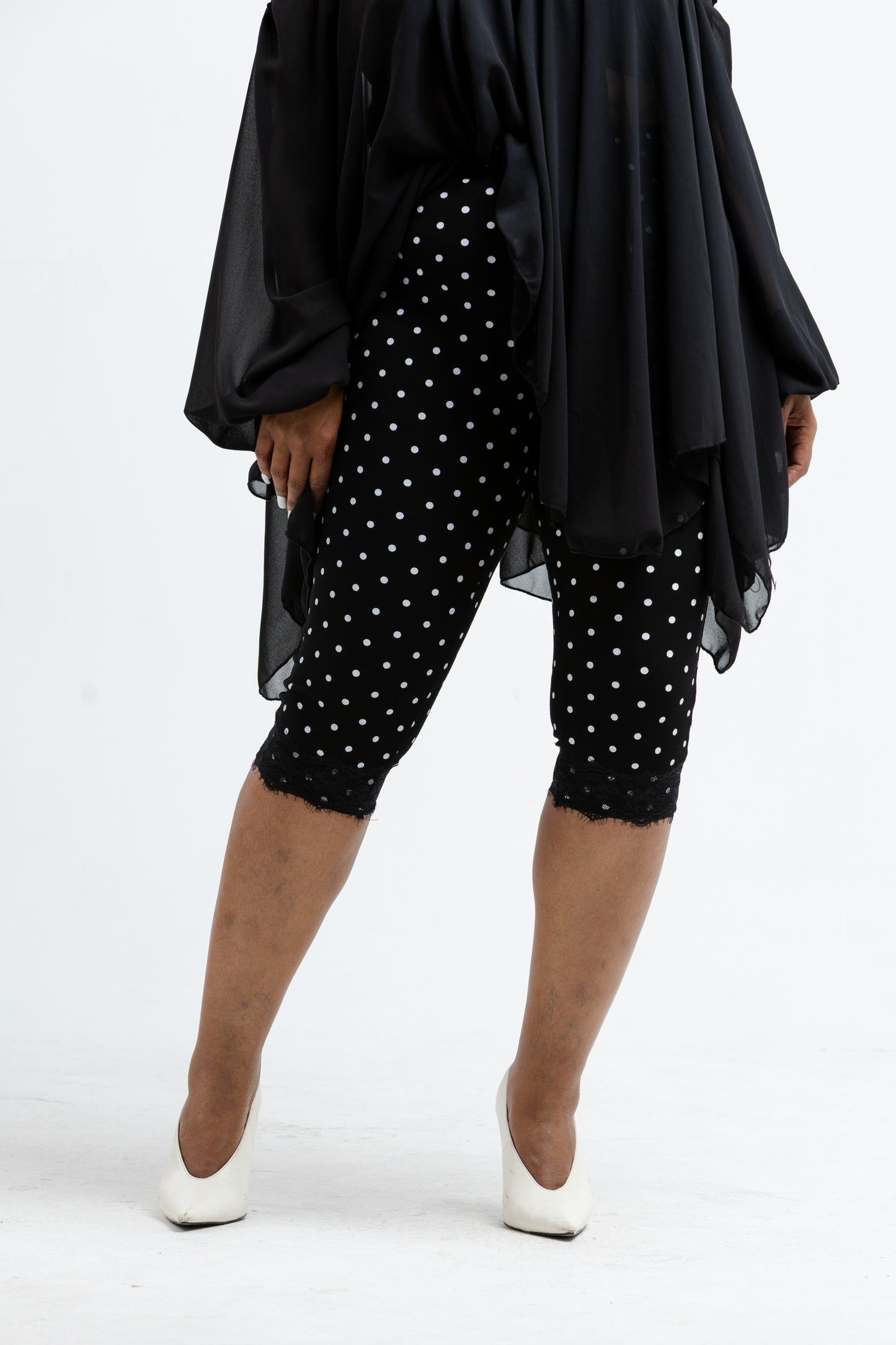 Polka Capri Leggings