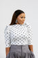 POLKA WHITE PUFF TOP