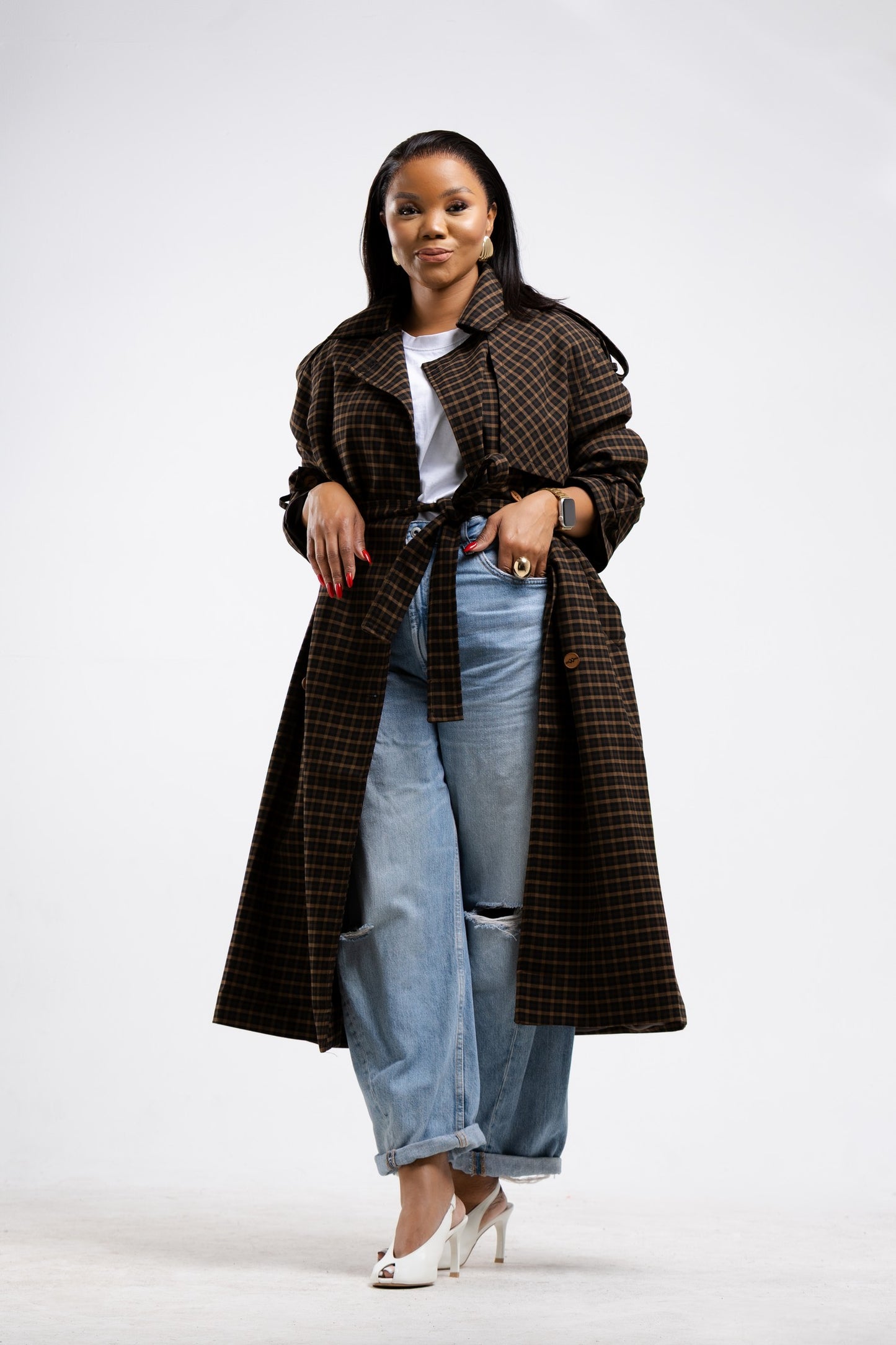Mocha Greed Trench