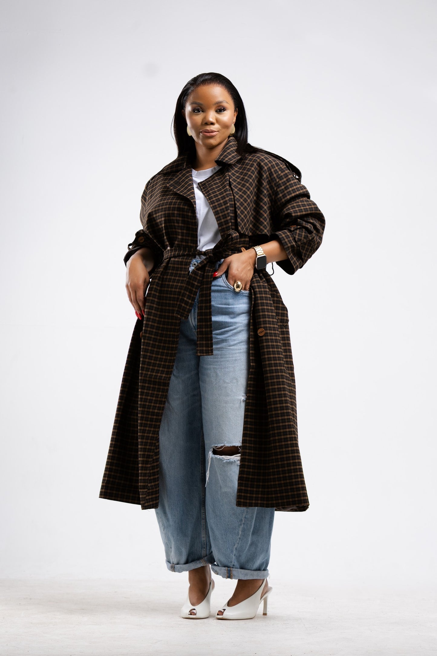 Mocha Greed Trench