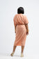 Coral Wrap Dress