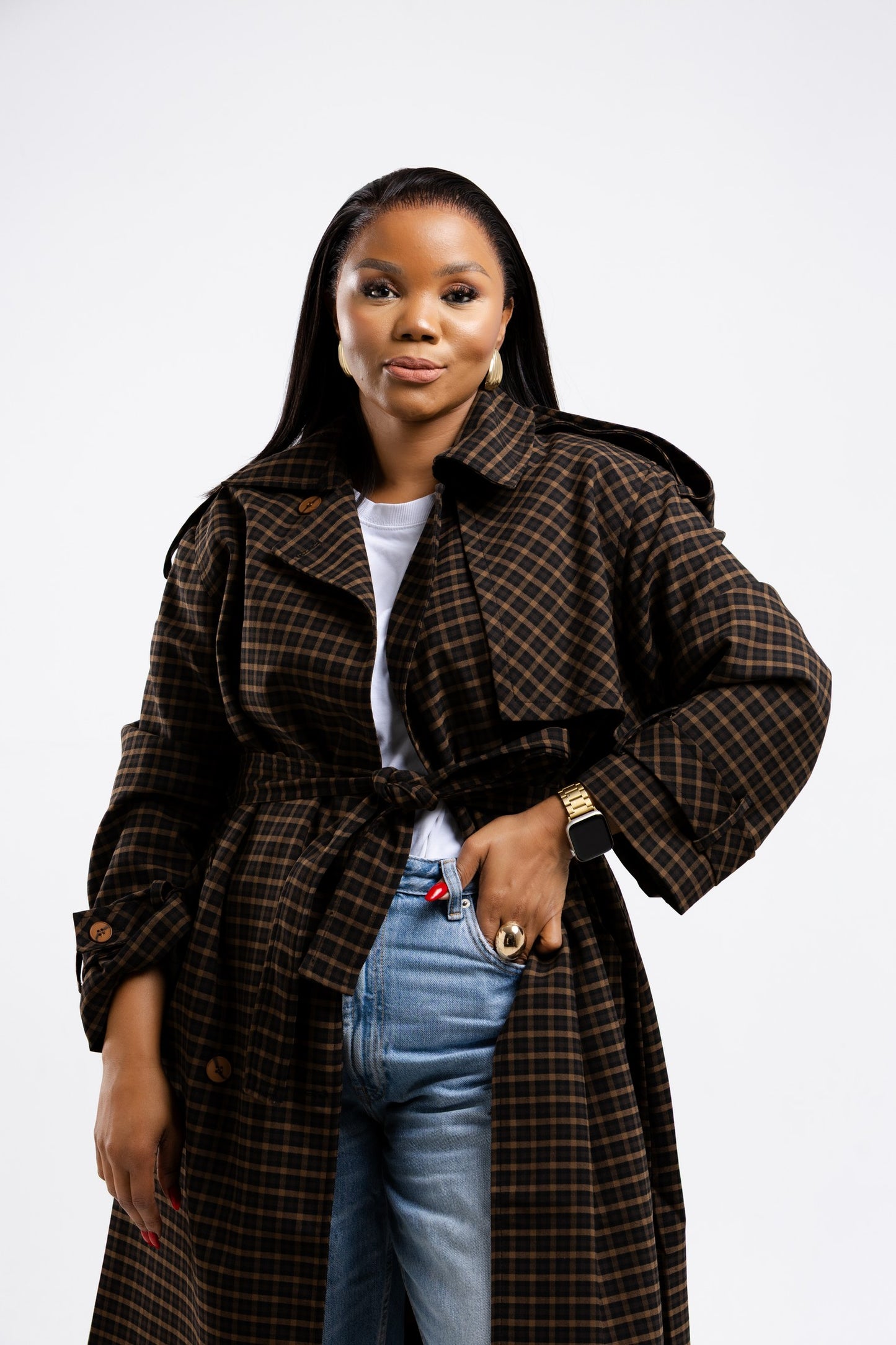 Mocha Greed Trench